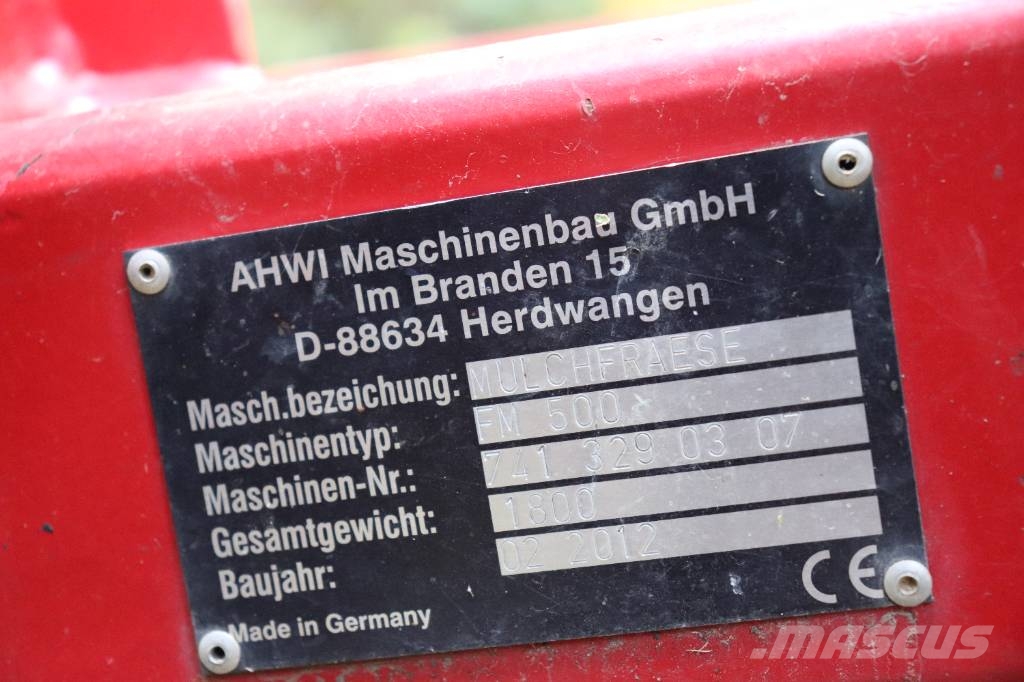 Ahwi RT130/FM500 Sonstige Forstmaschinen