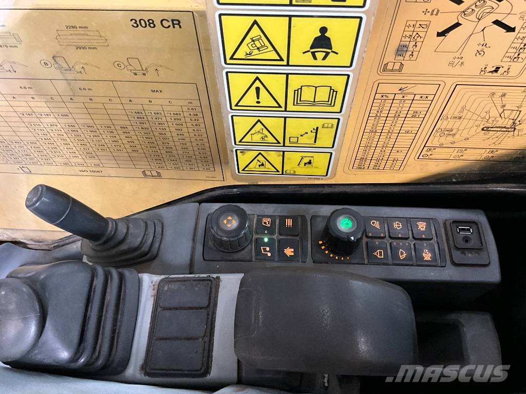 CAT 308 CR حفارات وسط 7 طن - 12 طن