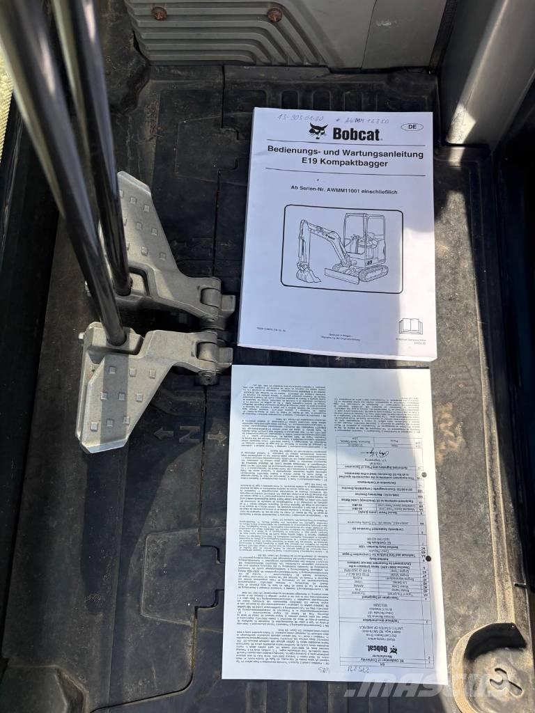 Bobcat E 19 Minigraafmachines < 7t