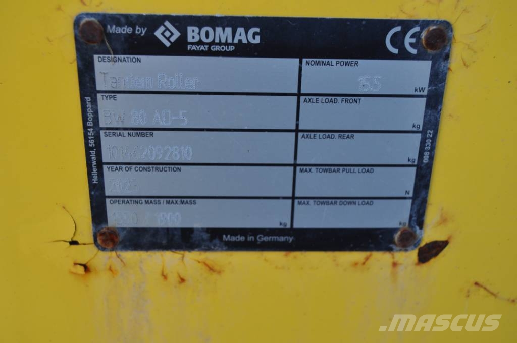 Bomag BW 80 AD-5 Twin drum rollers