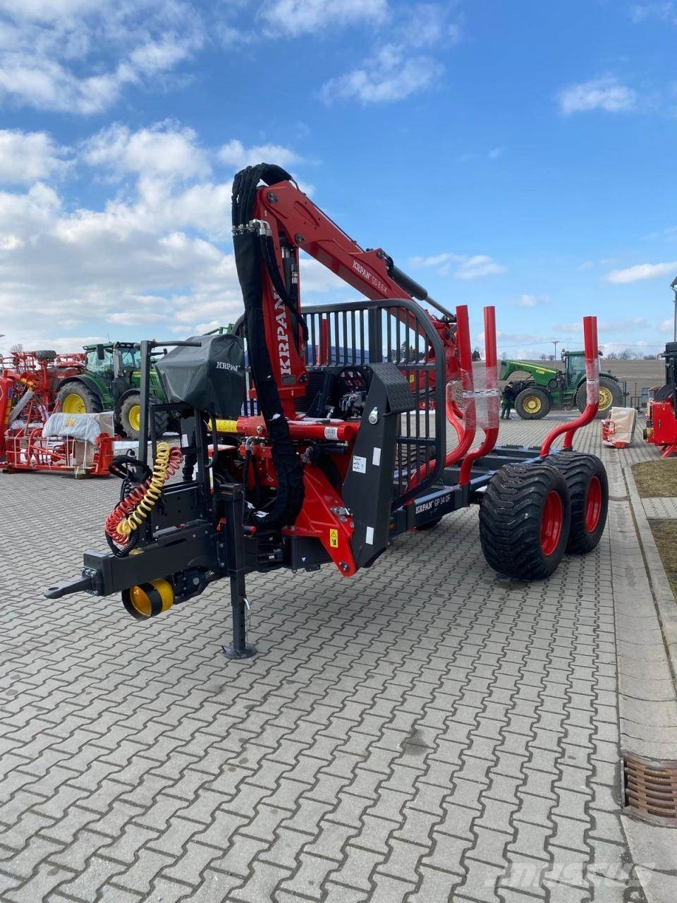 Krpan GP 14 DF mit Kran 8.6k Feller bunchers