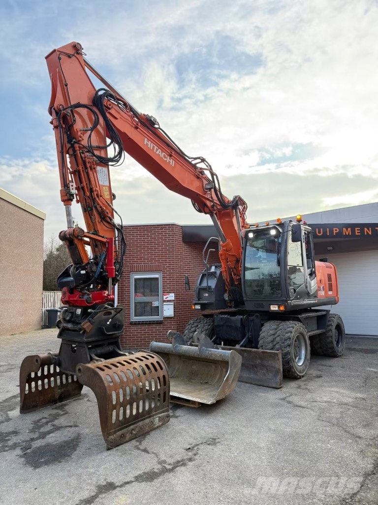 Hitachi ZX170W-3, 2008, Netherlands - Used wheeled excavators