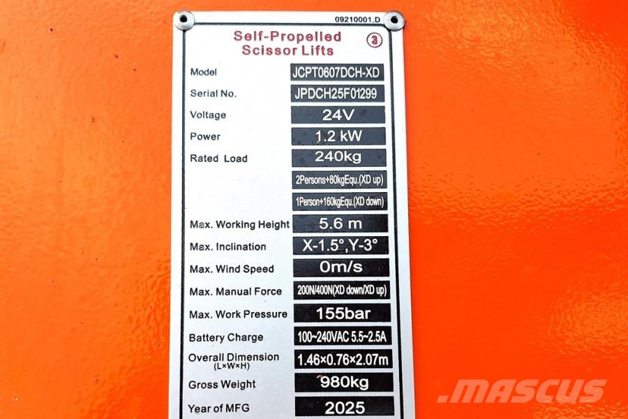 Dingli JCPT0607DCH-XD Valid inspection, *Guarantee! Elect Saksilavat