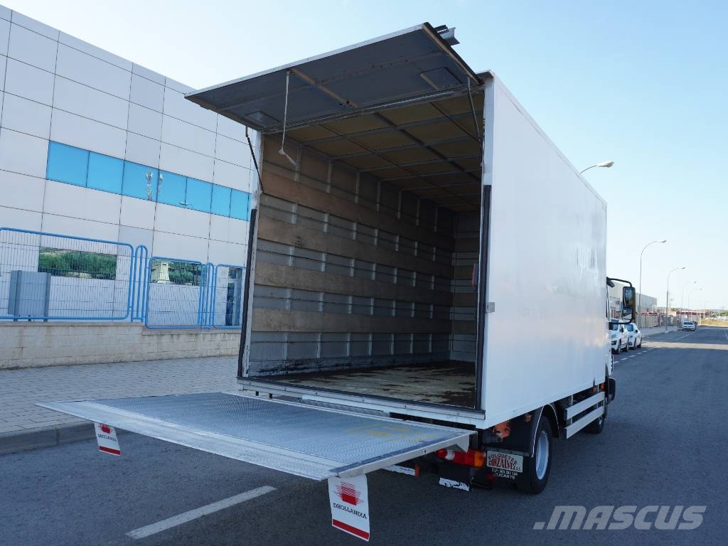 Nissan ATLEON 56.15 CAJA CERRADA Y TRAMPILLA شاحنات مسطحة/مفصلية الجوانب