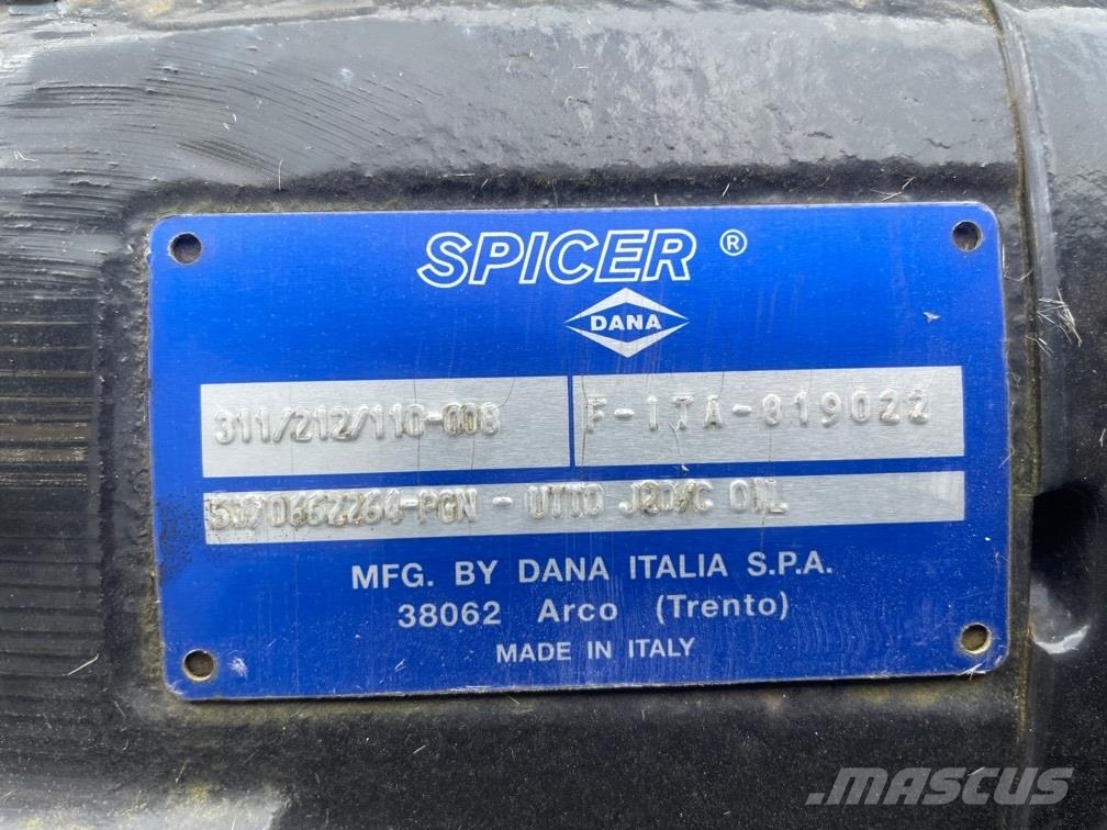 Terex TW85-5370662264-Dana Spicer 311/212/110-Axle/Achse Ejes