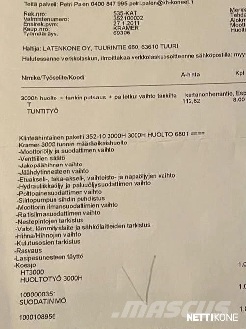 Kramer 680T Læssemaskiner på hjul
