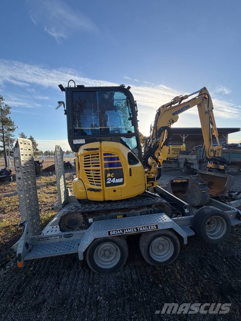 Komatsu PC24MR-5 Minigrävare med tiltrotator och släpvagn Εκσκαφάκι (διαβολάκι) < 7t