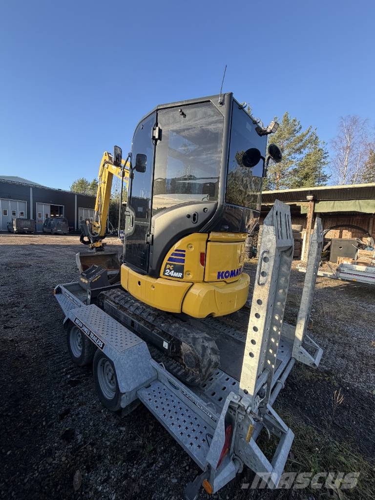 Komatsu PC24MR-5 Minigrävare med tiltrotator och släpvagn Εκσκαφάκι (διαβολάκι) < 7t