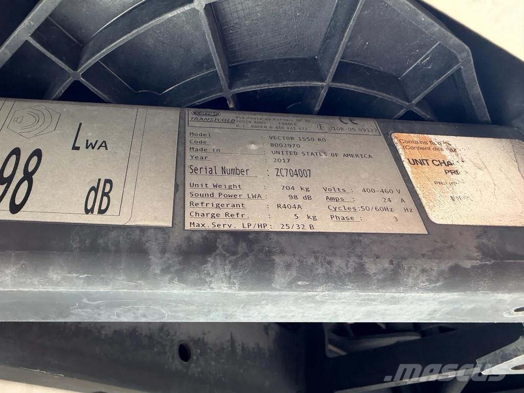 Schmitz Cargobull N/A Carrier Vector 1550 / Lift-As / Rotos-Disc *Ap Külmikpoolhaagised