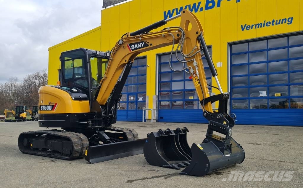 Sany SY 50 U ca. 5.3to 5 Jahre Garantie YANMAR AC 小型挖土機/掘鑿機<7t(小型挖掘機)