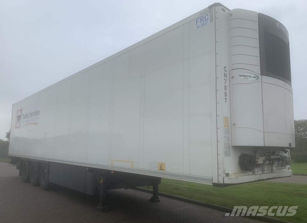 Schmitz Cargobull Trailer Reefer Flower Width & Double Stock Straigh نصف مقطورات بدرجة حرارة قابلة للضبط
