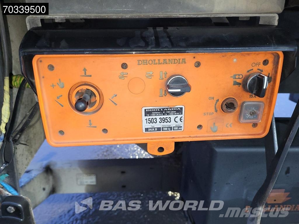 DAF CF 250 4X2 19tonner 2000kg Tailgate Automatic Euro Bakwagens met gesloten opbouw