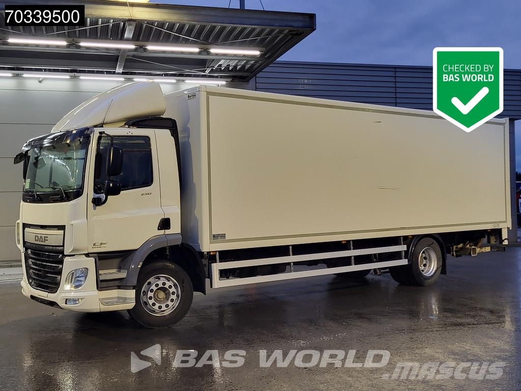 DAF CF 250 4X2 19tonner 2000kg Tailgate Automatic Euro Bakwagens met gesloten opbouw