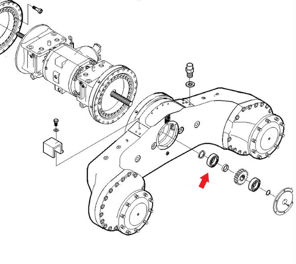Valmet / Komatsu 5039539 Převodovka