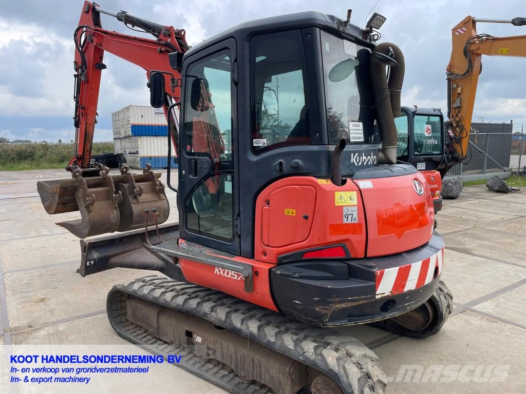 Kubota Kx 057-4 3x Bucket! Mini bagri <7t