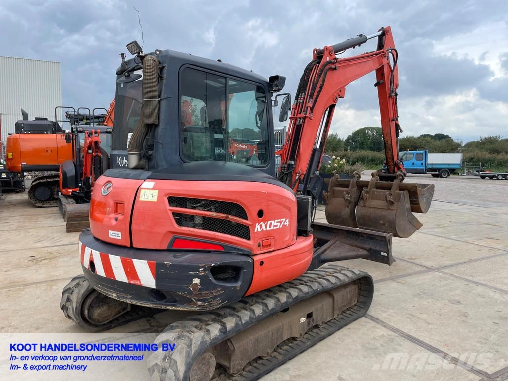 Kubota Kx 057-4 3x Bucket! Mini bagri <7t