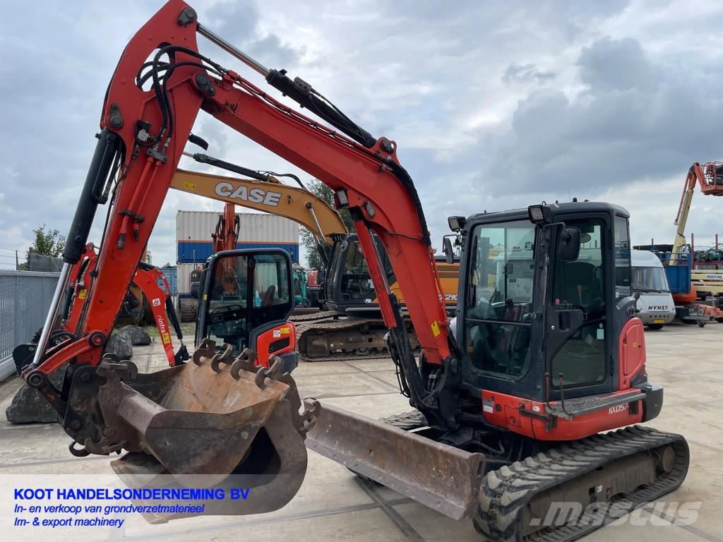 Kubota Kx 057-4 3x Bucket! Mini bagri <7t