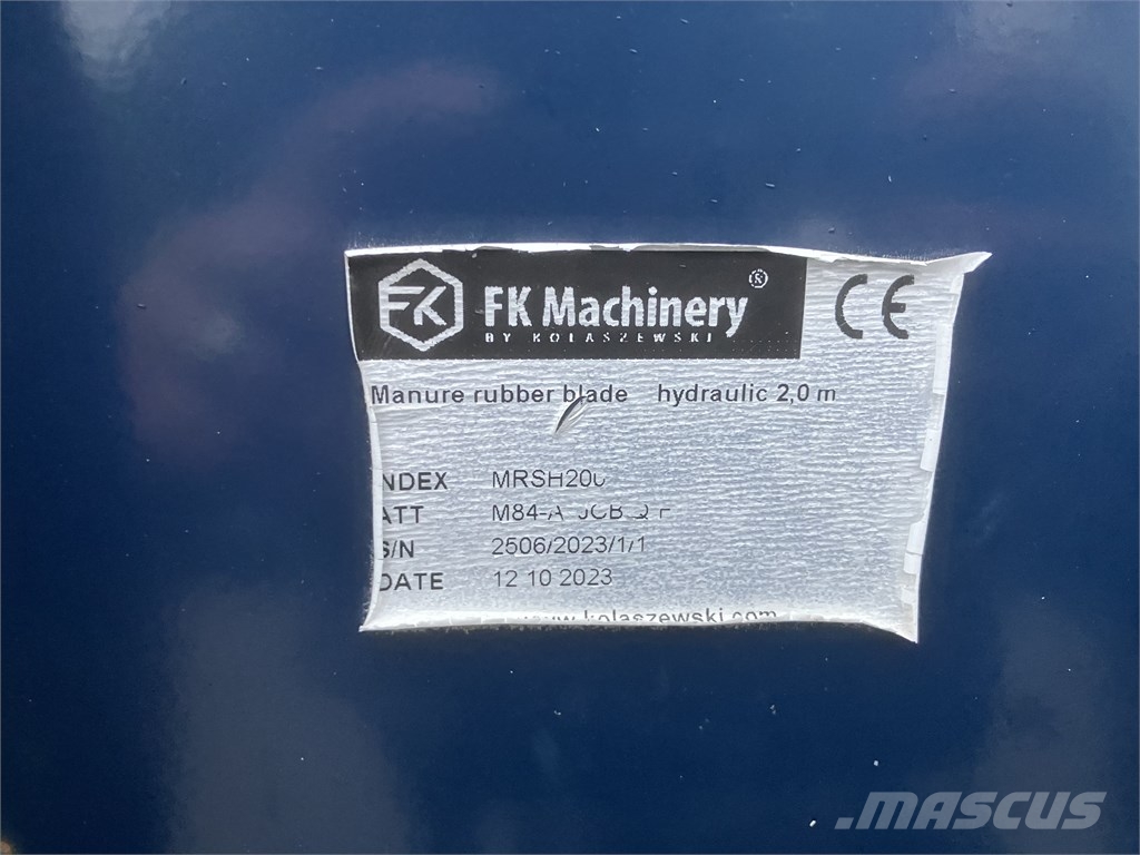  FK Machinery MRSH200 刮雪板和犁