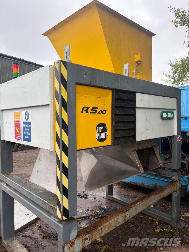 Untha RS40 Trituradores de resíduos