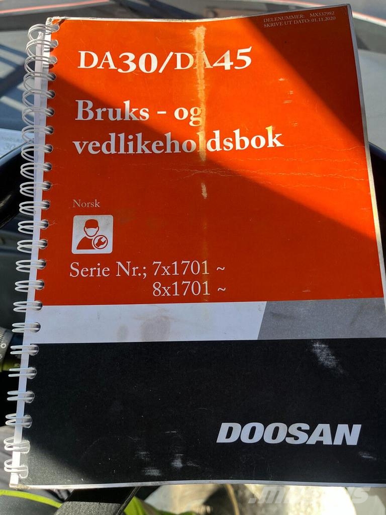 Doosan DA 45 Camiones articulados