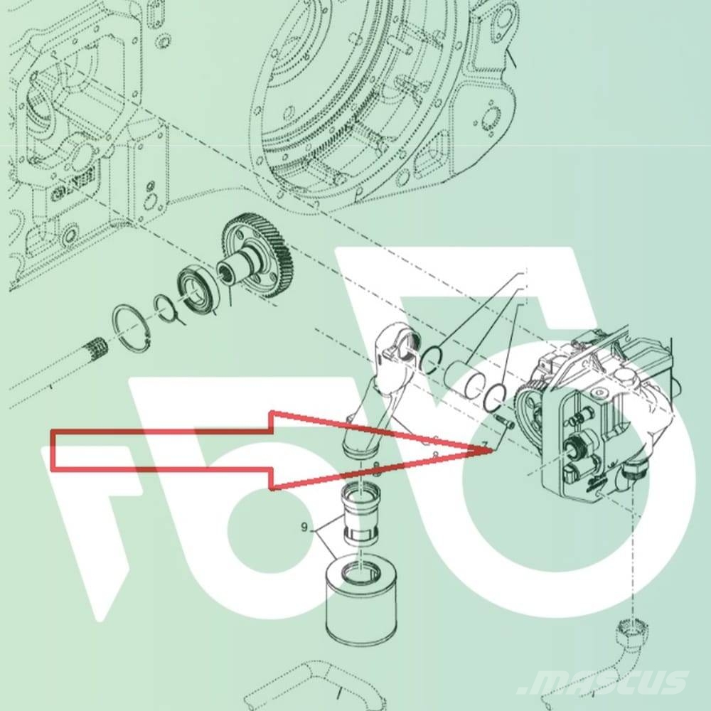 Getriebe Stufenloses ZF 2097003014 11365980 Claas Gear
