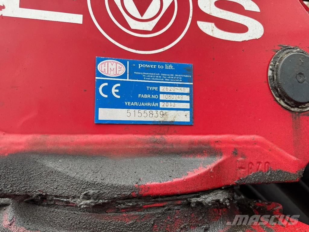 DAF CF 85.510 8X2 EURO 5 - HMF 2620-K5 + REMOTE CONTRO Univerzální terénní jeřáby