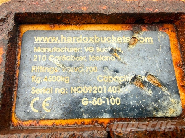 Volvo EC 700 USED BUCKET جرافات عكسية