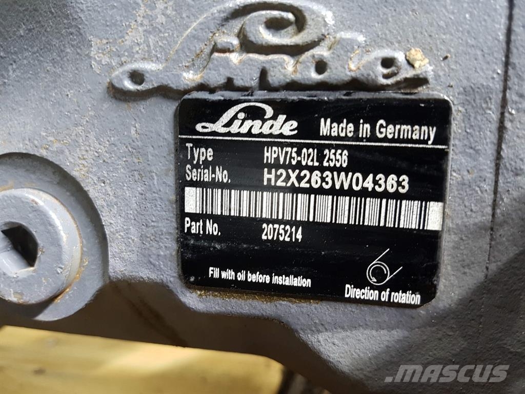 Linde HPV75-02 - Vögele - 2075214 -Drive pump/Fahrpumpe Hydrauliikka