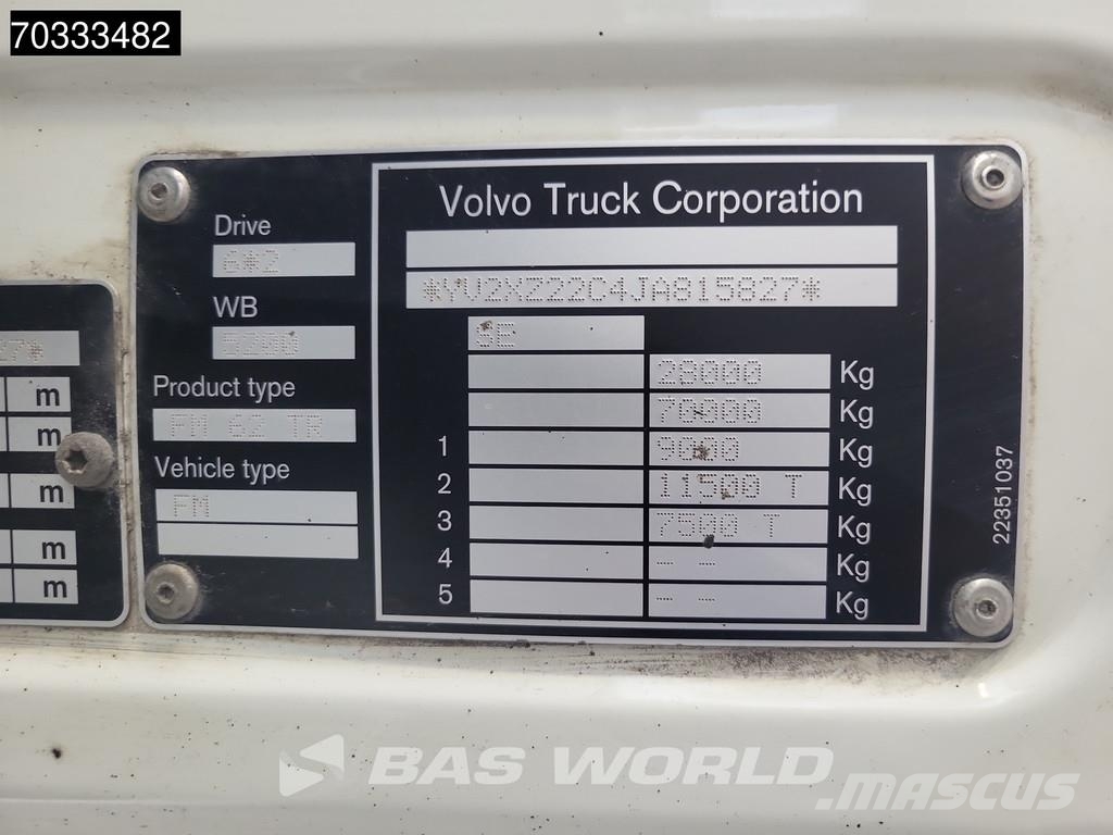 Volvo FM 410 FM 6X2 Machine transporter Hydraulic ramp W مركبات النقل