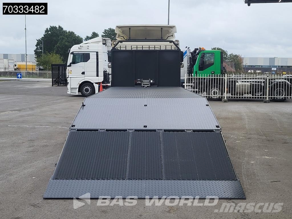 Volvo FM 410 FM 6X2 Machine transporter Hydraulic ramp W مركبات النقل