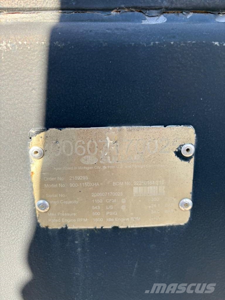Sullair 900/1150XHA Kompressorer