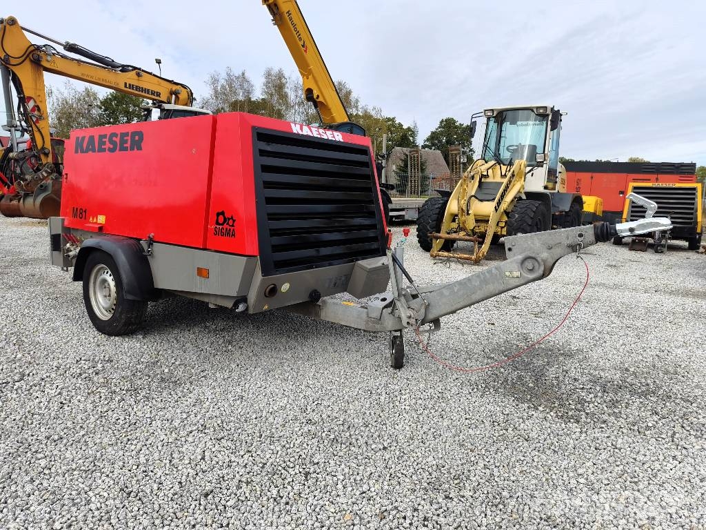 Kaeser M81.1C M 114 M 64 M 122 M 50 ATLAS COPCO XAHS 186 Kompresori