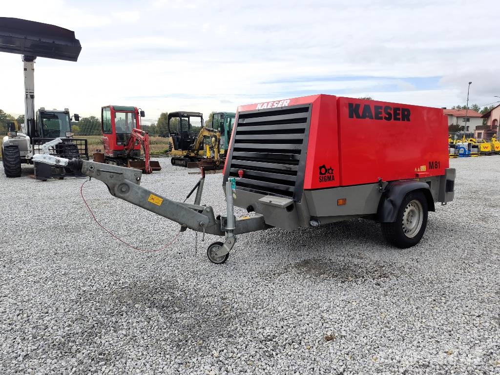 Kaeser M81.1C M 114 M 64 M 122 M 50 ATLAS COPCO XAHS 186 Kompresori