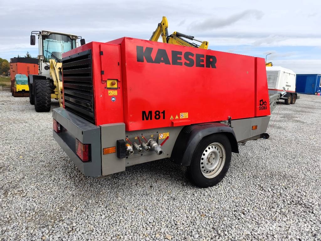 Kaeser M81.1C M 114 M 64 M 122 M 50 ATLAS COPCO XAHS 186 Kompresori