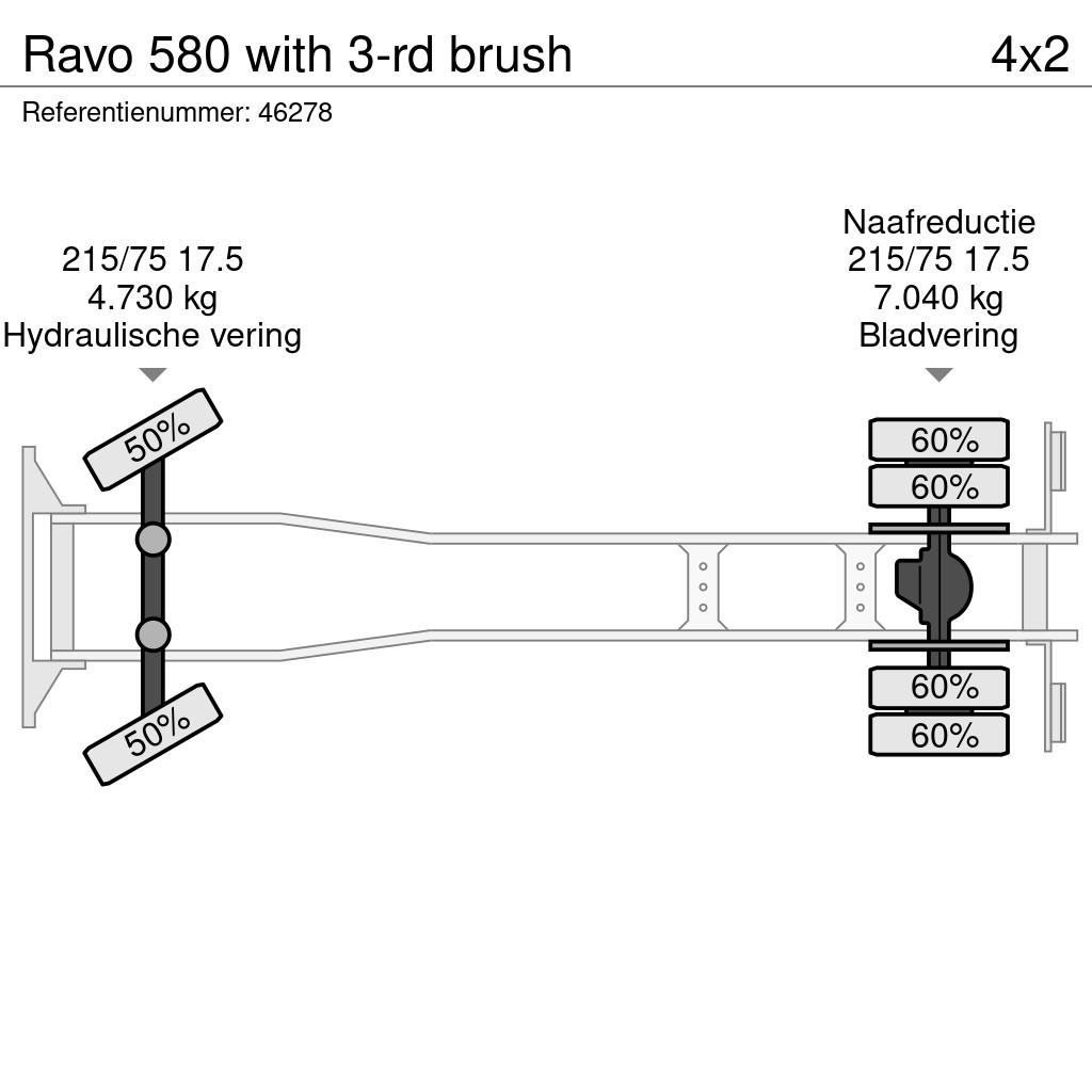 Ravo 580 with 3-rd brush Sweeper trucks
