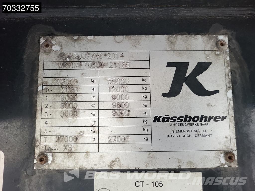 Kässbohrer XS APK 12/26 BPW Gesloten opleggers