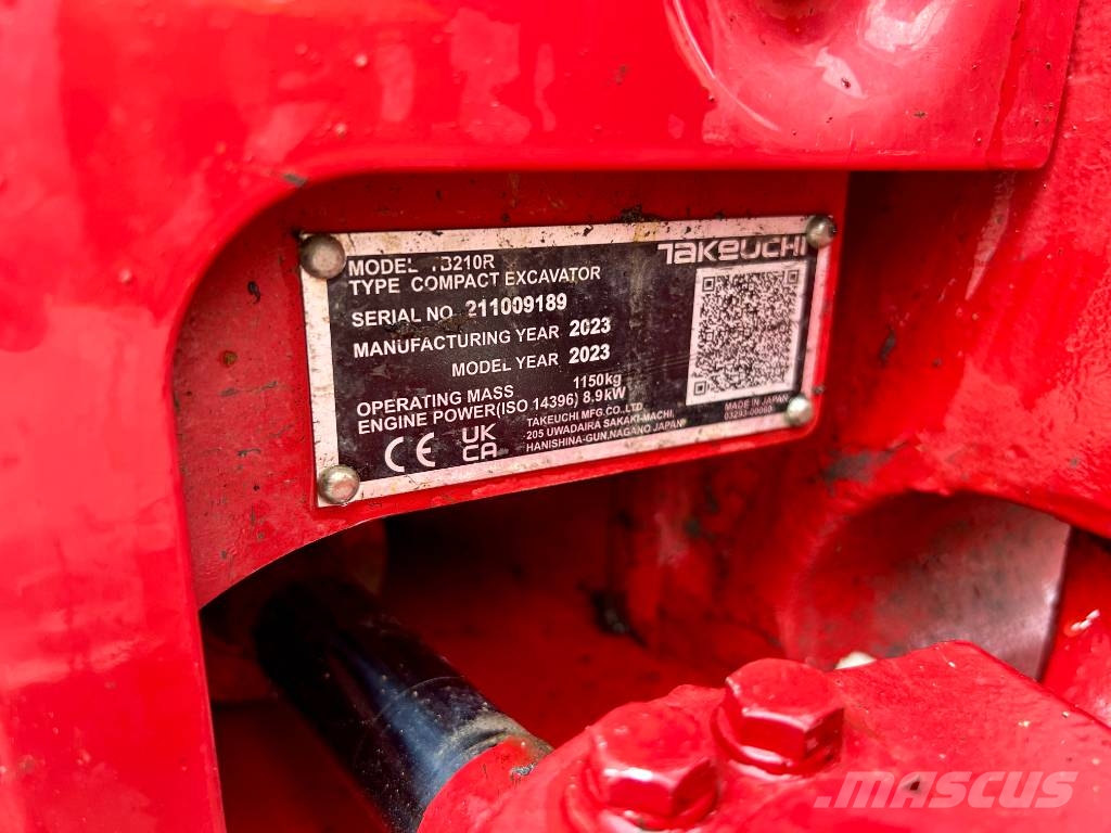 Takeuchi TB 210R V1 小型挖土機/掘鑿機<7t(小型挖掘機)