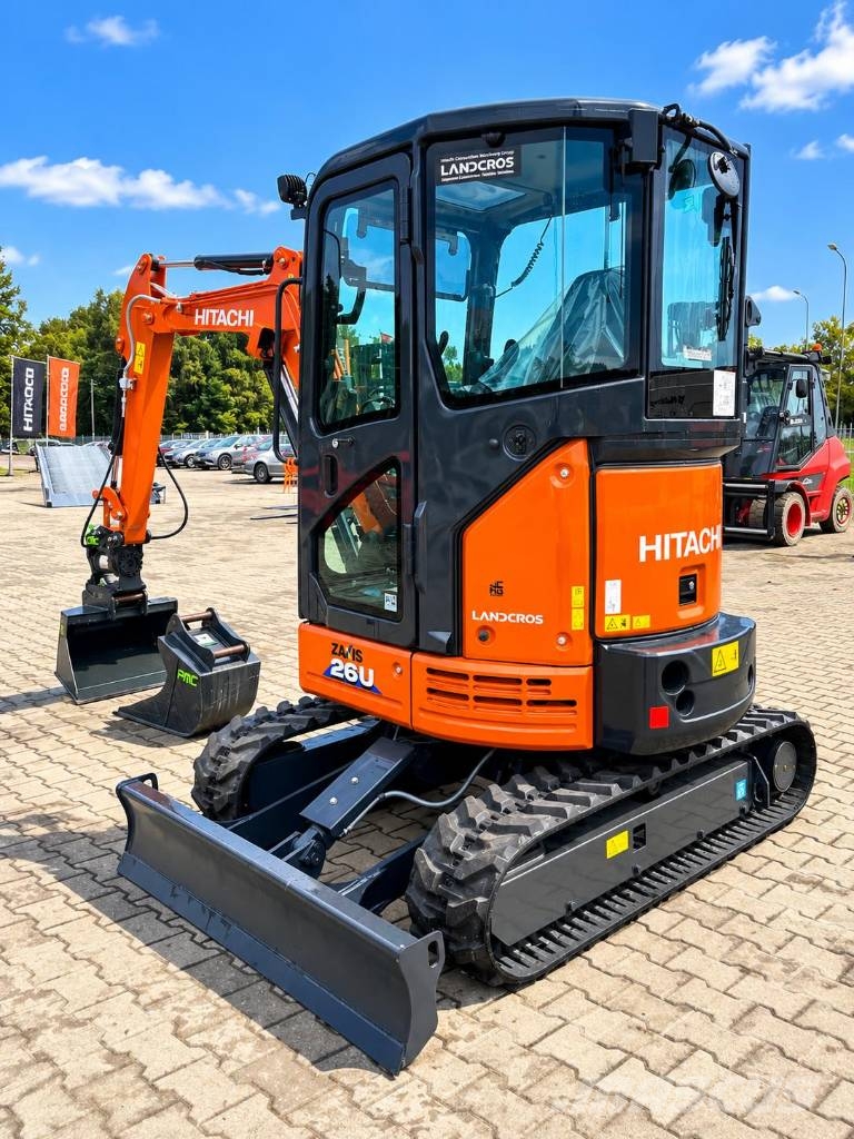 Hitachi ZX 26 U-6 Mini bagri <7t