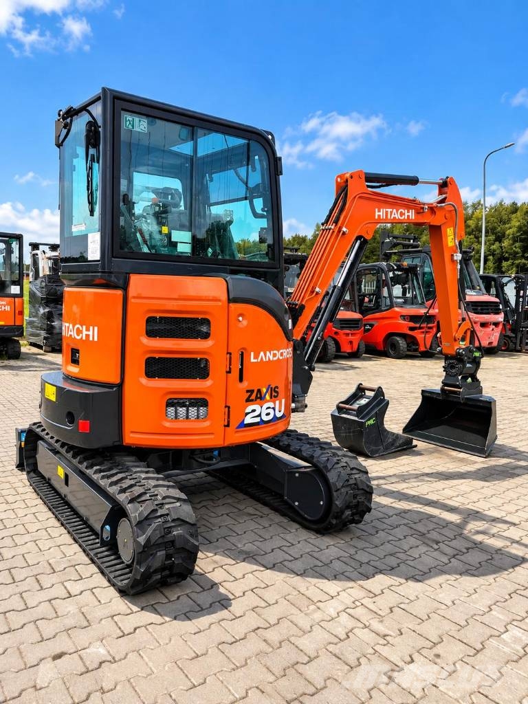 Hitachi ZX 26 U-6 Mini bagri <7t