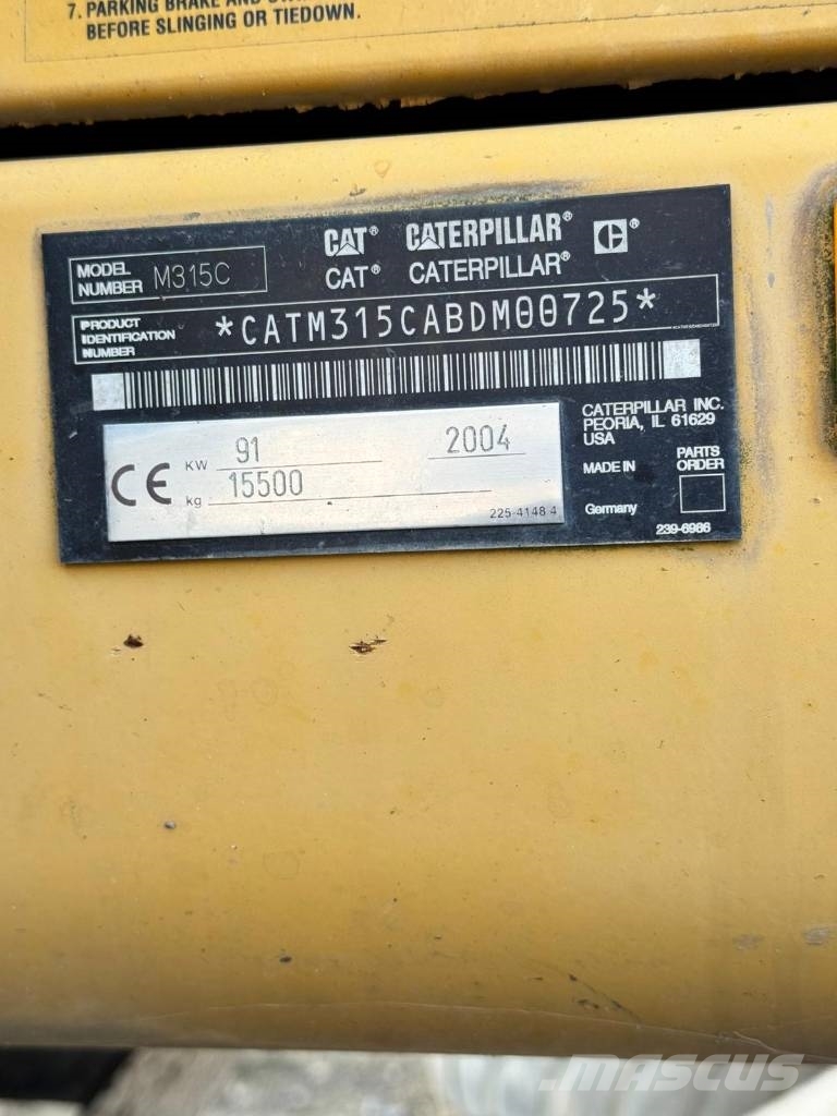 CAT M 315 C Excavadoras de ruedas