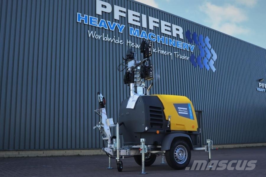 Atlas Copco Hilight H6+ Valid inspection, Max Boom Height 8m, أبراج خفيفة