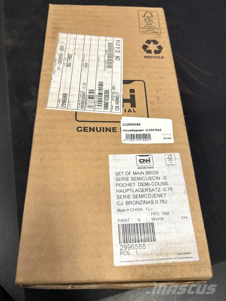 CNH Hovedlejesæt -0.254 Rød Varikliai