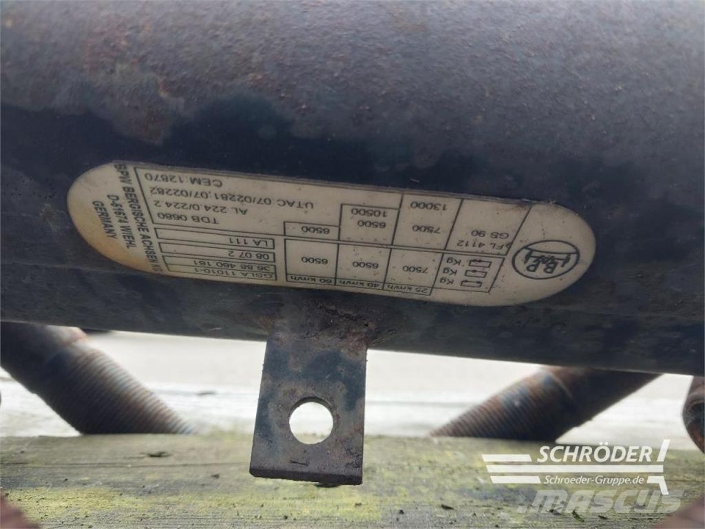 BPW - ACHSE TDB 0860 Sonstige Landmaschinen