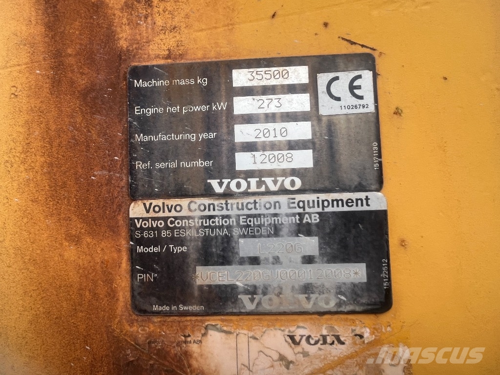 Volvo L220G Hjullastere