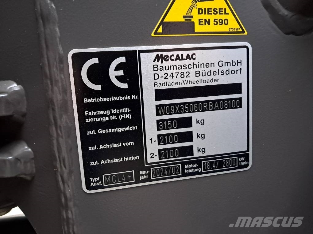 Mecalac MCL 4+ Utovarivači na kotačima