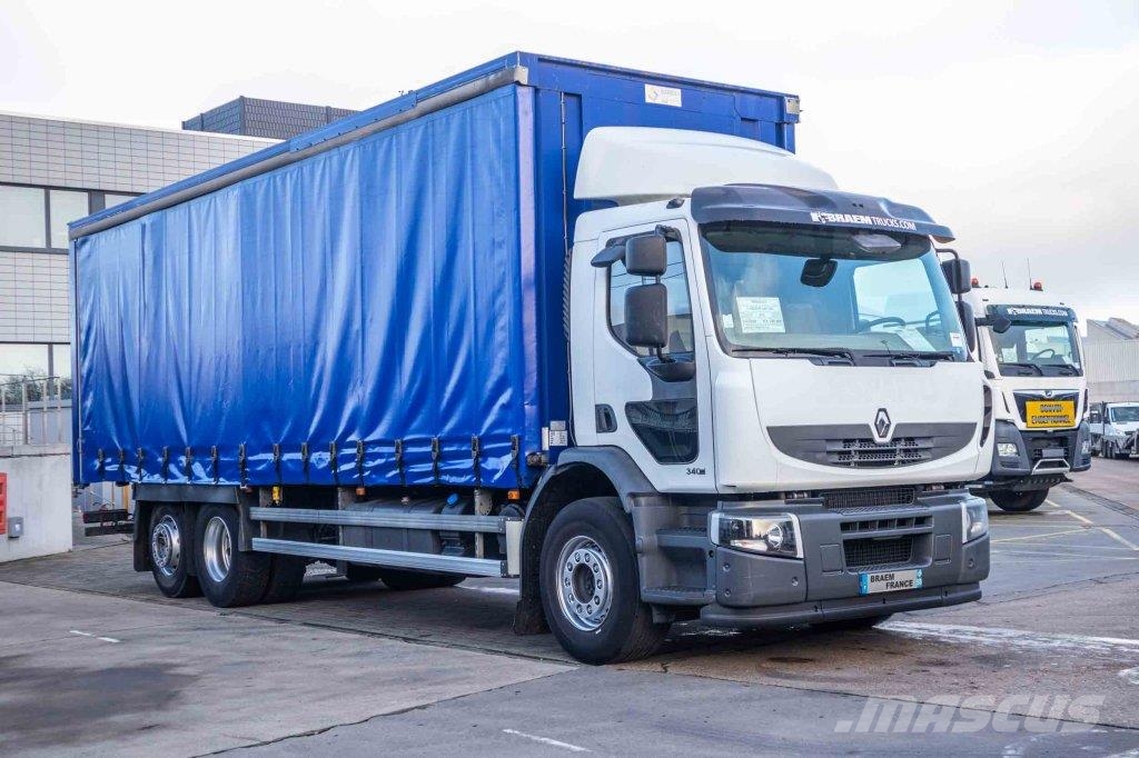Renault PEMIUM LANDER 340 DXI-6X2 Lastbil - Gardin