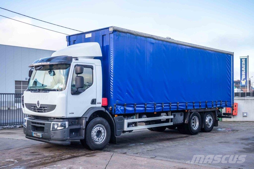 Renault PEMIUM LANDER 340 DXI-6X2 Lastbil - Gardin