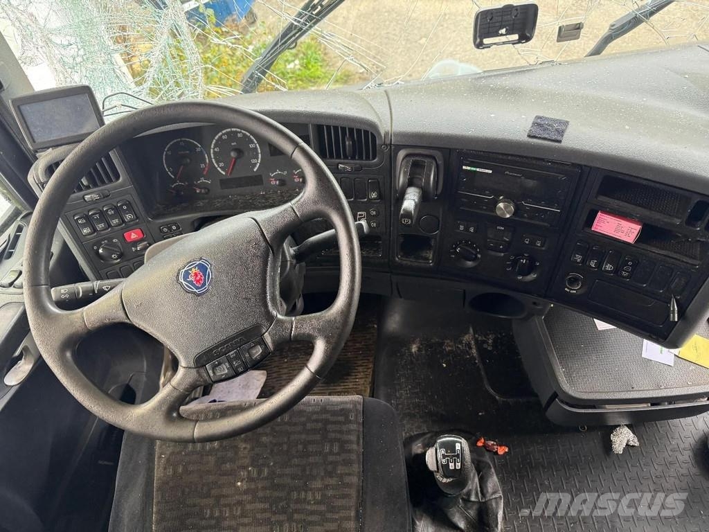 Scania R 380 6X2 *DAMAGED* + DHOLLANDIA 2000 KG LIFT Lastbil - Gardin