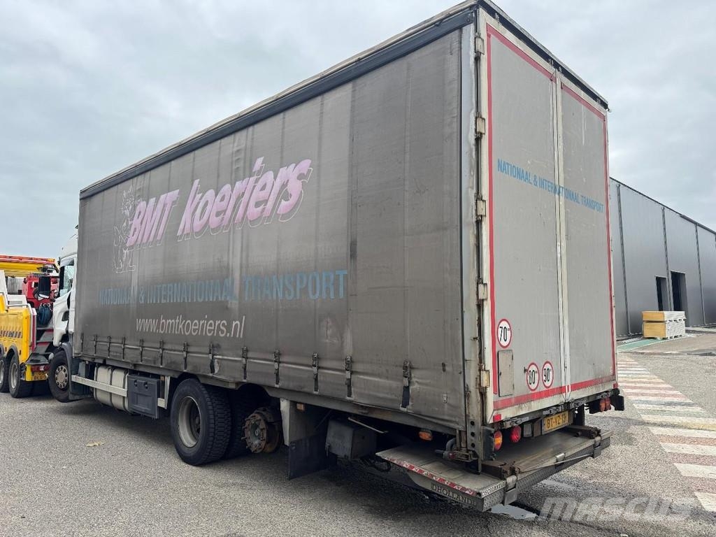 Scania R 380 6X2 *DAMAGED* + DHOLLANDIA 2000 KG LIFT Lastbil - Gardin