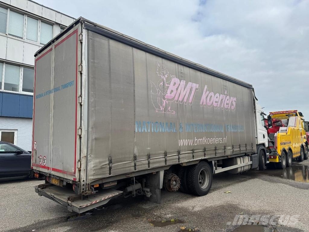 Scania R 380 6X2 *DAMAGED* + DHOLLANDIA 2000 KG LIFT Lastbil - Gardin